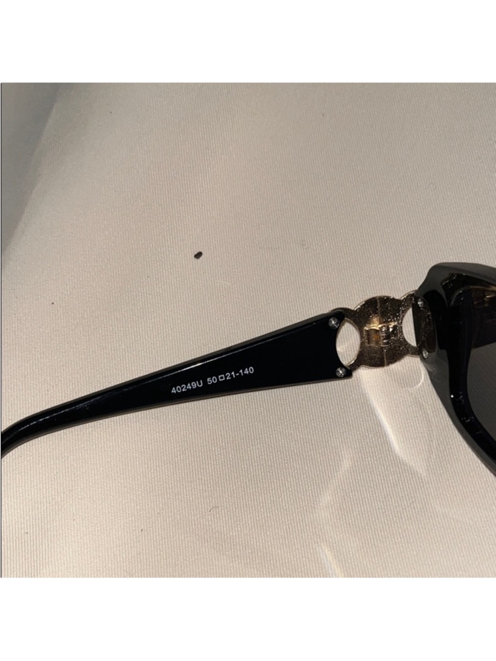 Celine Black Rectangular Women's Sunglasses - Picture 4 of 7